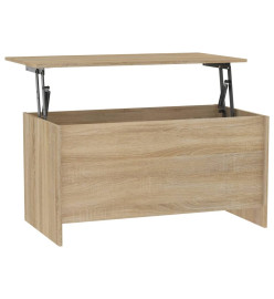 Table basse Chêne sonoma 102x55,5x52,5 cm Bois d'ingénierie