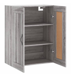 Armoire murale sonoma gris 69,5x34x90 cm bois d'ingénierie