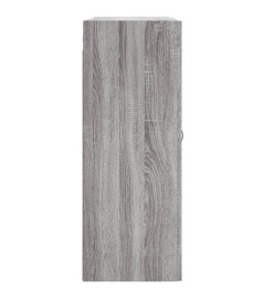 Armoire murale sonoma gris 69,5x34x90 cm bois d'ingénierie