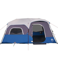 Tente de camping avec lumière LED bleu 441x288x217 cm