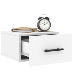 Tables de chevet murales 2 pcs blanc 35x35x20 cm