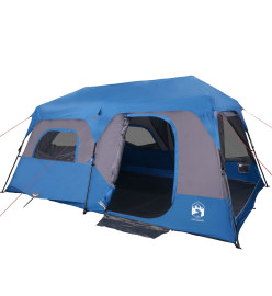 Tente de camping 9 personnes bleu 441x288x217 cm