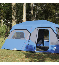 Tente de camping 9 personnes bleu 441x288x217 cm