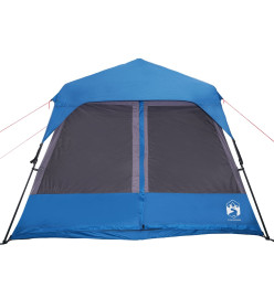 Tente de camping 9 personnes bleu 441x288x217 cm