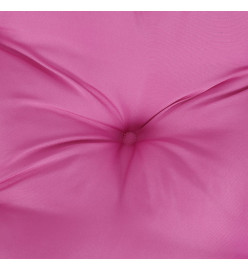 Coussin rond rose Ø 60 x11 cm tissu oxford