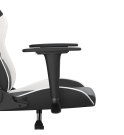 Chaise de jeu Noir et blanc Similicuir