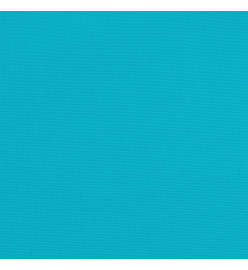 Coussin rond turquoise Ø 60 x11 cm tissu oxford