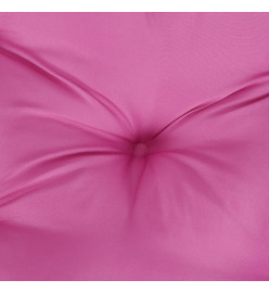 Coussin rond rose Ø 100 x11 cm tissu oxford