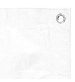 Bâche 180 g/m² 6x12 m Blanc PEHD