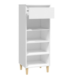 Armoire à chaussures Blanc 40x36x105 cm Bois d'ingénierie