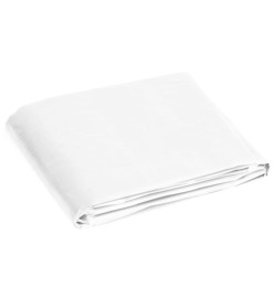 Bâche 180 g/m² 6x10 m Blanc PEHD