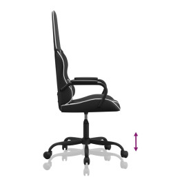 Chaise de jeu Noir et blanc Similicuir