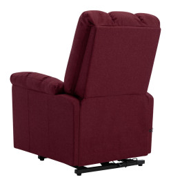 Fauteuil de massage Rouge bordeaux Tissu