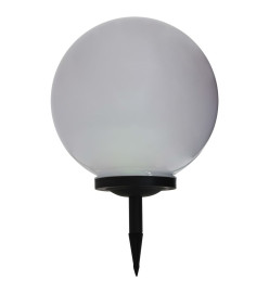 Lampe LED solaire d'extérieur sphérique 40 cm RVB