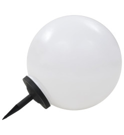 Lampe LED solaire d'extérieur sphérique 50 cm RVB