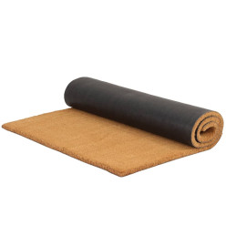 Tapis de porte naturel 100x200 cm fibre de coco touffeté