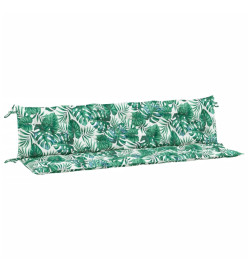 Coussins de banc de jardin lot de 2 bleu marine 200x50x7 cm