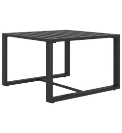 Salon de jardin 6 pcs avec coussins Aluminium Anthracite