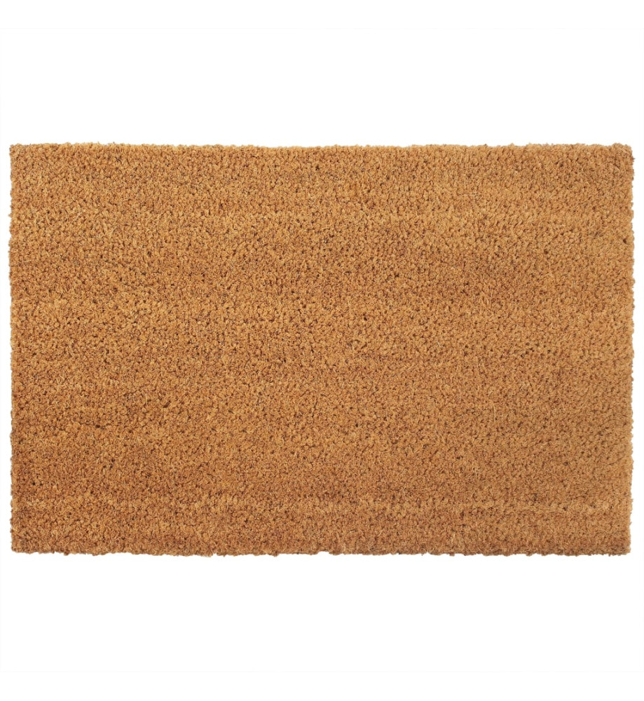 Tapis de porte naturel 40x60 cm fibre de coco touffeté