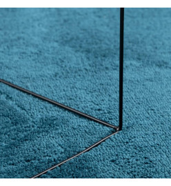 Tapis OVIEDO à poils courts turquoise 300x400 cm