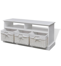 banc de stockage Aarau blanc