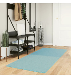 Tapis OVIEDO à poils courts vert 80x200 cm