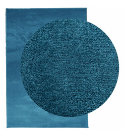 Tapis OVIEDO à poils courts turquoise 200x280 cm