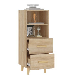 Buffet Chêne sonoma 34,5x34x90 cm Bois d'ingénierie