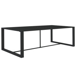 Salon de jardin 6 pcs avec coussins Aluminium Anthracite