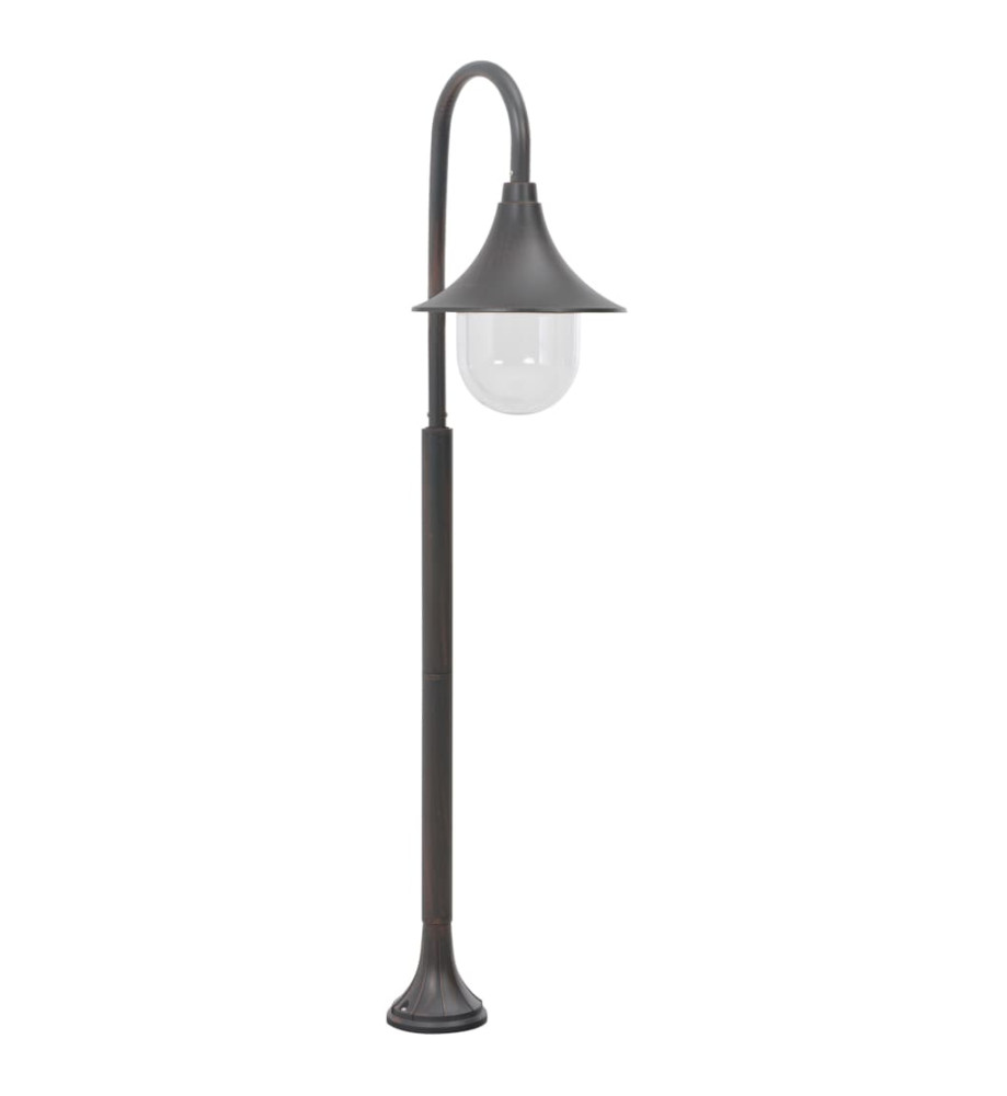 Lampadaire de jardin E27 120 cm Aluminium Bronze