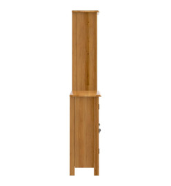 Ensemble de meubles de salle de bain 2 pcs bois de pin massif