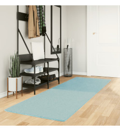 Tapis OVIEDO à poils courts vert 80x250 cm