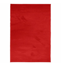 Tapis OVIEDO à poils courts rouge 200x280 cm