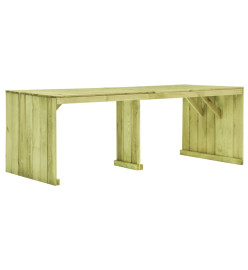 Table de jardin 220x101,5x80 cm Bois de pin imprégné