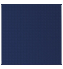 Couverture lestée Bleu 200x200 cm 13 kg Tissu