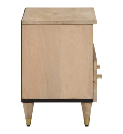 Meuble TV 70x33x46 cm Bois massif de manguier