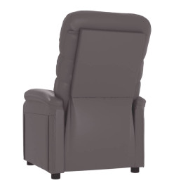 Fauteuil inclinable Gris Similicuir