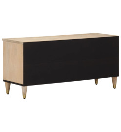 Meuble TV 100x33x46 cm bois massif de manguier