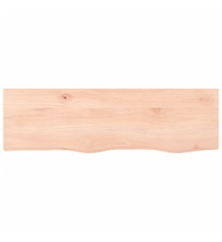 Étagère murale 100x30x2 cm bois de chêne massif non traité