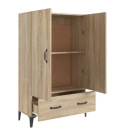 Buffet Chêne sonoma 70x31x115 cm Bois d'ingénierie