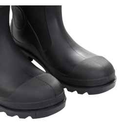 Bottes de pluie noir taille 45 PVC