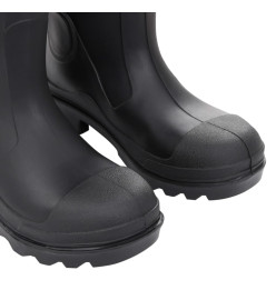 Bottes de pluie noir taille 40 PVC