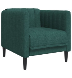 Fauteuil vert foncé tissu