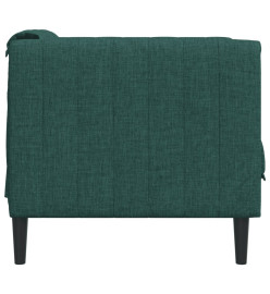 Fauteuil vert foncé tissu