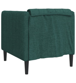 Fauteuil vert foncé tissu