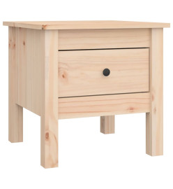 Tables d'appoint 2 pcs 40x40x39 cm Bois massif de pin