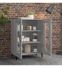 Buffet sonoma gris 69,5x34x90 cm bois d'ingénierie