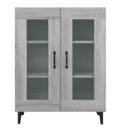 Buffet sonoma gris 69,5x34x90 cm bois d'ingénierie