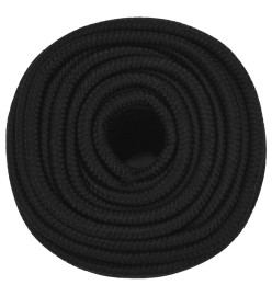 Corde de travail Noir 14 mm 100 m Polyester