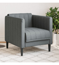 Fauteuil gris foncé tissu